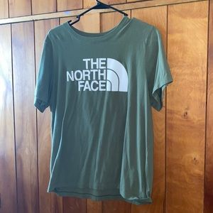 Green North Face Tee
